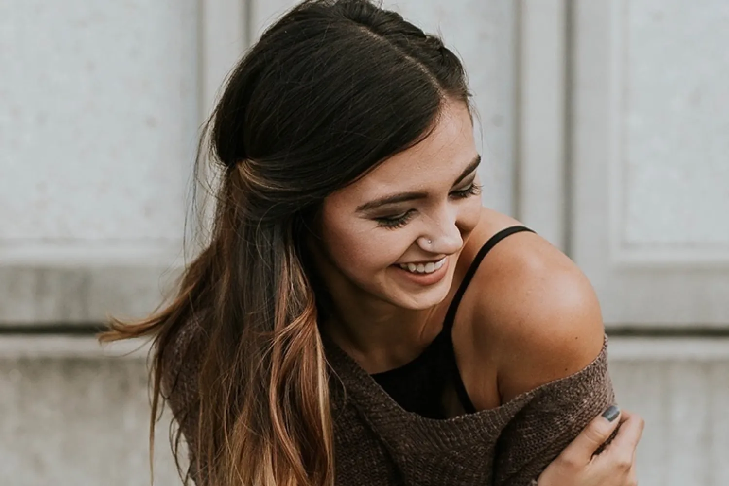 Man going through a follicular unit extraction process<br />